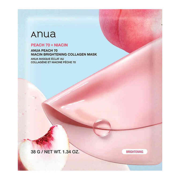Anua Peach 70 Niacin Brightening Collagen Mask 1 stk
