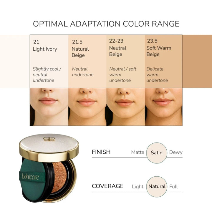 BOHICARE Peptide Perfect Cover Cushion SPF 50+ PA+++ 13g