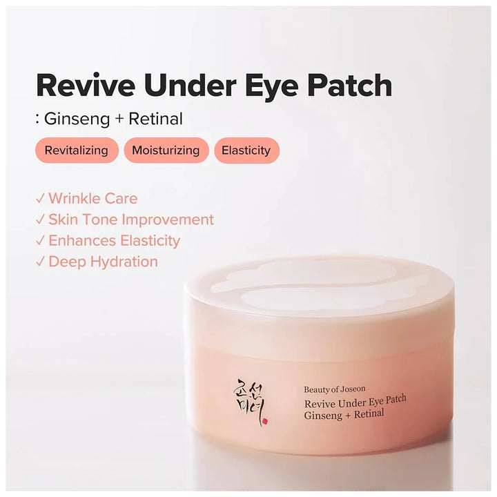 Beauty of Joseon Revive Under Eye Patch Ginseng + Retinal 60pcs