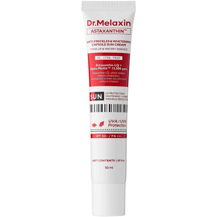 Dr. Melaxin Astaxanthin Anti Freckles and Whitening Capsule Sun Cream SPF 50+ PA+++ 50ml