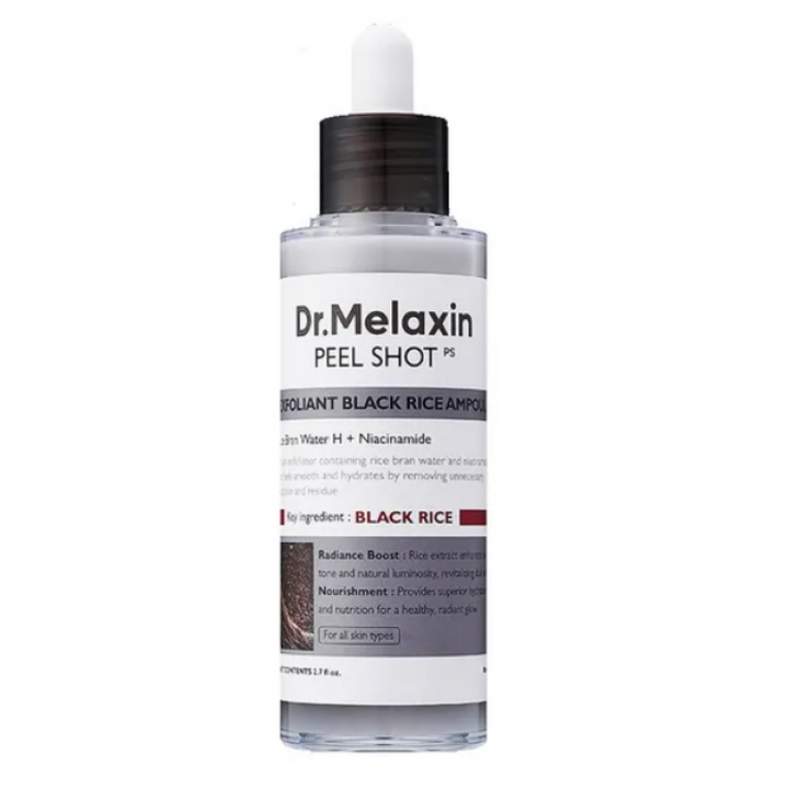 Dr. Melaxin Peel Shot Exfoliant Black Rice Ampoule 80ml