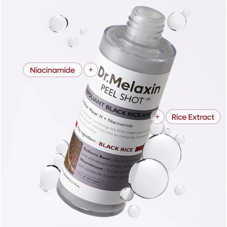 Dr. Melaxin Peel Shot Exfoliant Black Rice Ampoule 80ml