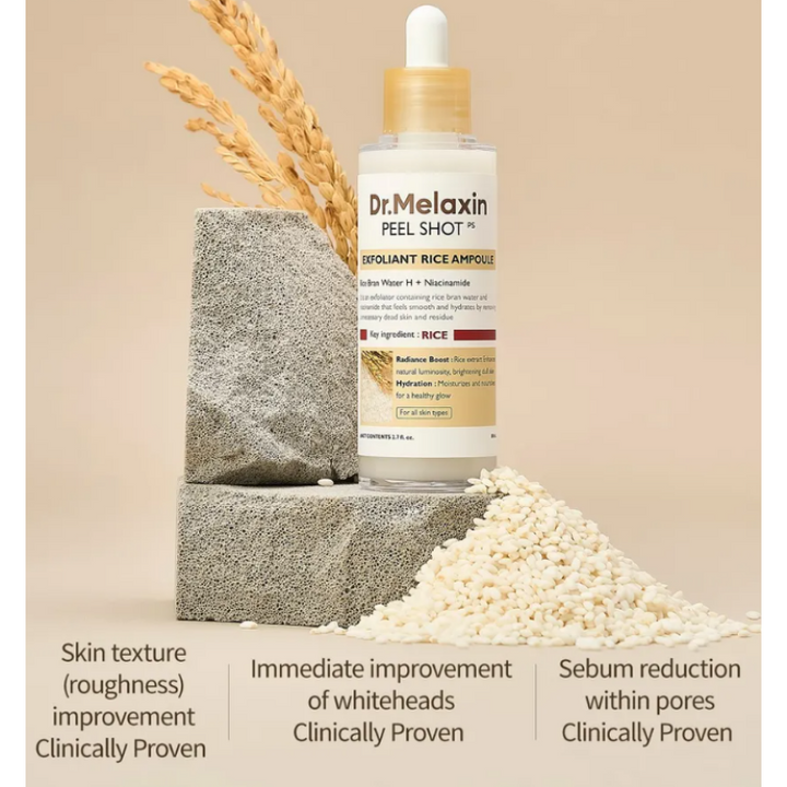 Dr. Melaxin Peel Shot Exfoliant White Rice Ampoule 80ml