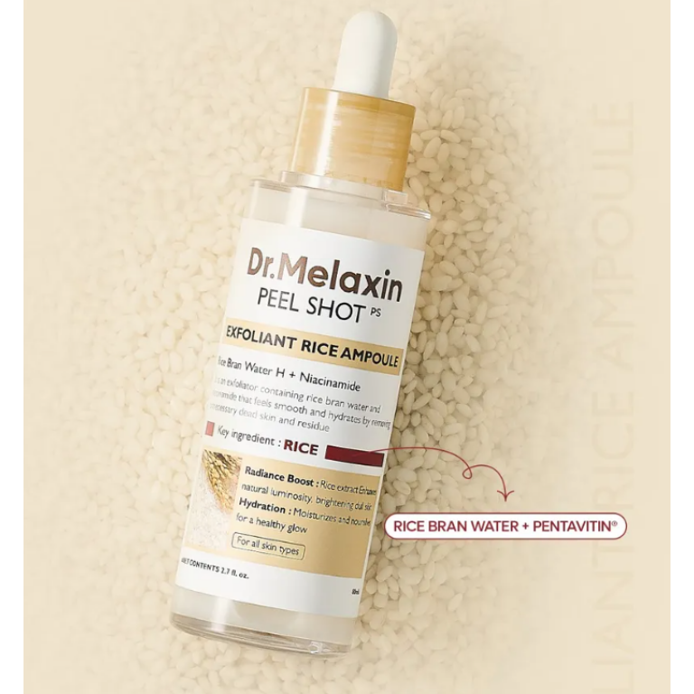 Dr. Melaxin Peel Shot Exfoliant White Rice Ampoule 80ml
