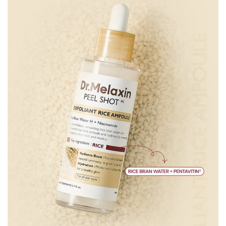 Dr. Melaxin Peel Shot Exfoliant White Rice Ampoule 80ml