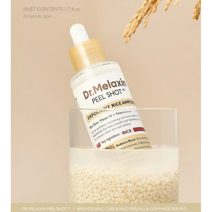 Dr. Melaxin Peel Shot Exfoliant White Rice Ampoule 80ml
