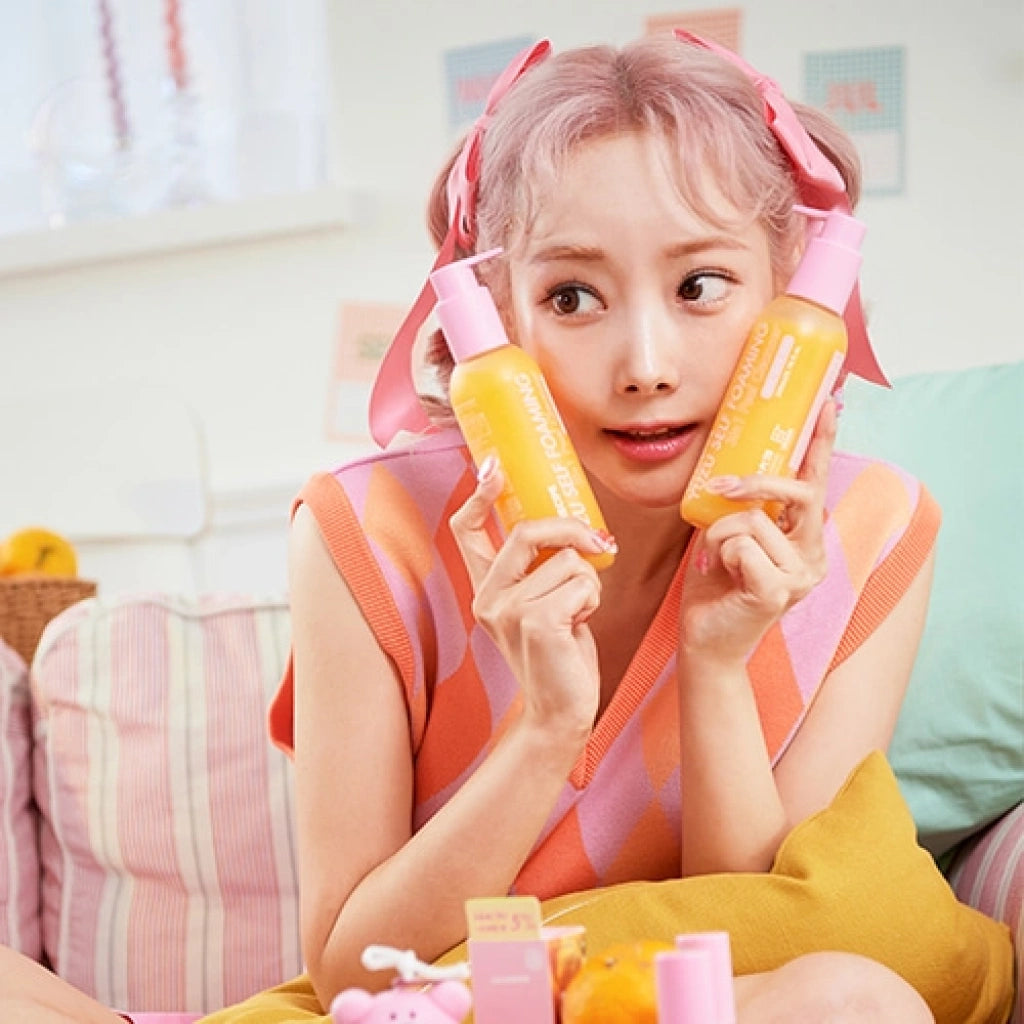 Lalarecipe Yuzu Self Foaming 3in1 Cleanser 200mm