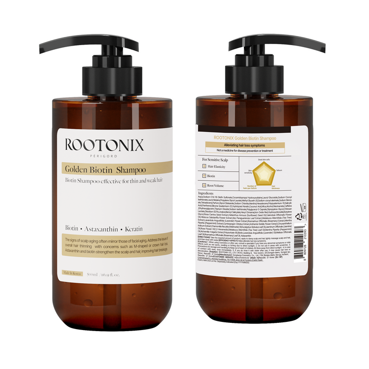 ROOTONIX Golden Biotin Shampoo 500ml