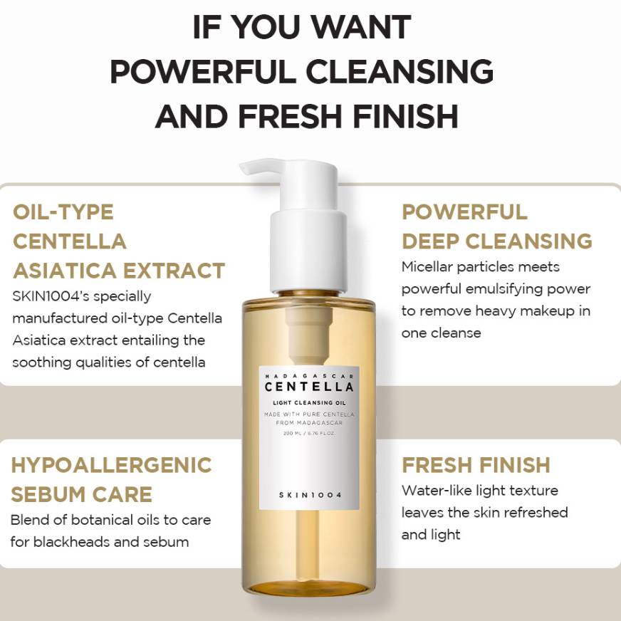 Skin1004 Madagascar Centella Light Cleansing Oil 200ml
