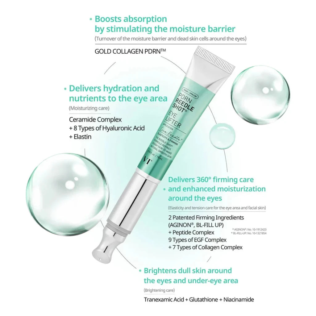 VT Cosmetics PDRN Reedle Shot Eye Lifter 15ml