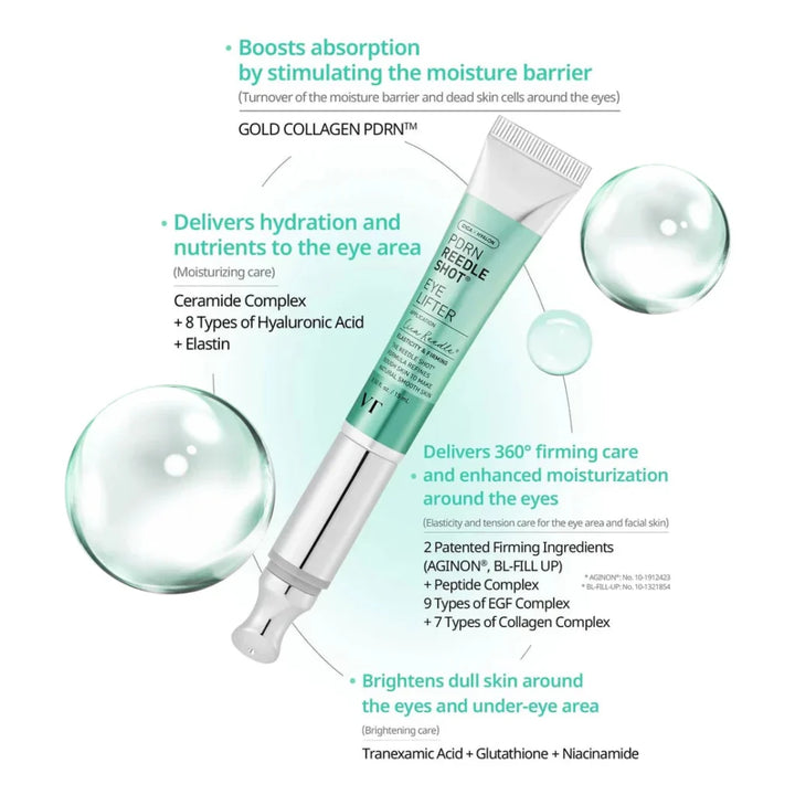 VT Cosmetics PDRN Reedle Shot Eye Lifter 15ml