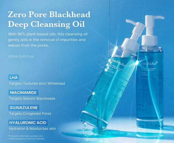 Medicube Zero Pore Blackhead Deep Cleansing Oil 205ml