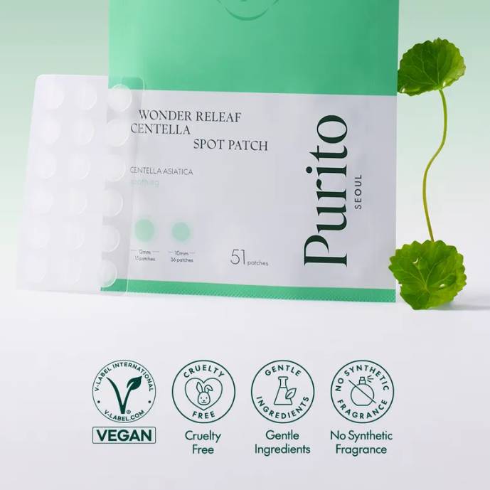 Purito SEOUL - Wonder Releaf Centella Spot Patch 51 stk