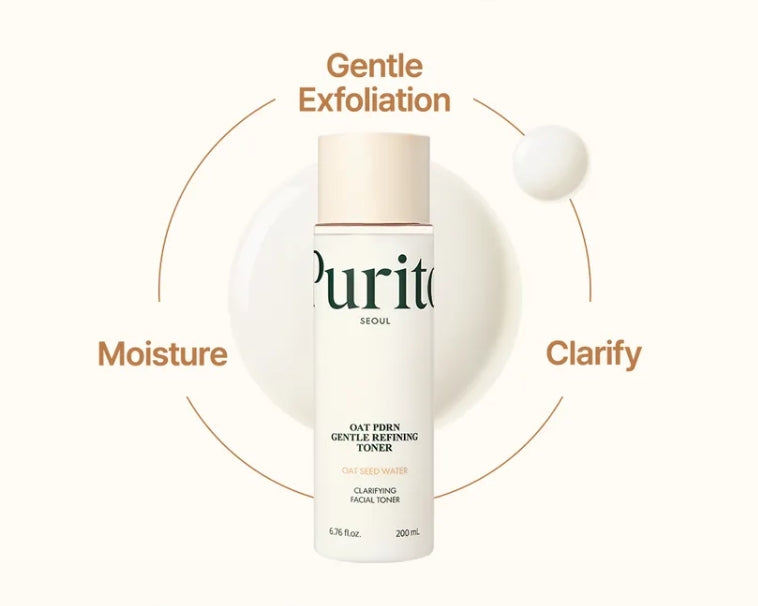PURITO SEOUL Oat PDRN Gentle Refining Toner 200ml