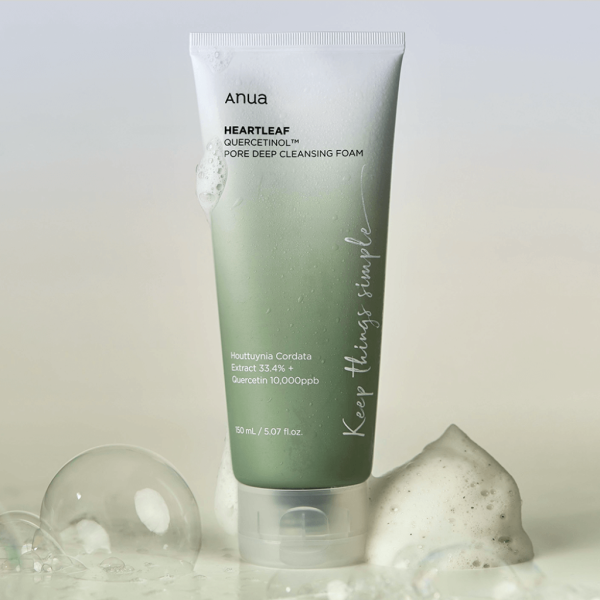 Anua Heartleaf Quercetinol Pore Deep Cleansing Foam 150ml - Image 4